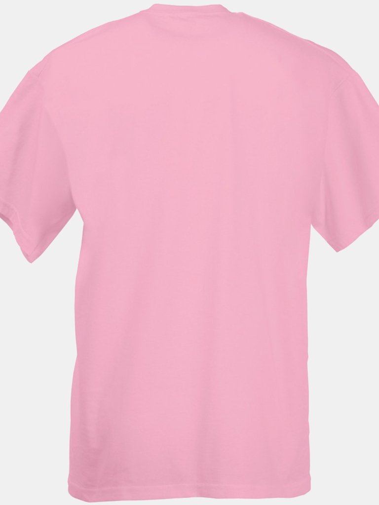 Fruit Of The Loom Mens Valueweight Short Sleeve T-Shirt (Light Pink)