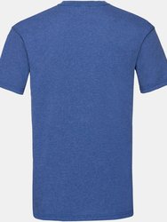 Fruit Of The Loom Mens Valueweight Short Sleeve T-Shirt (Retro Heather Royal)