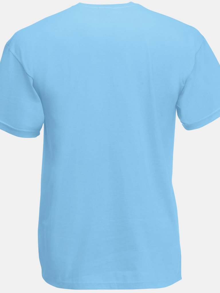 Fruit Of The Loom Mens Valueweight Short Sleeve T-Shirt (Sky Blue)