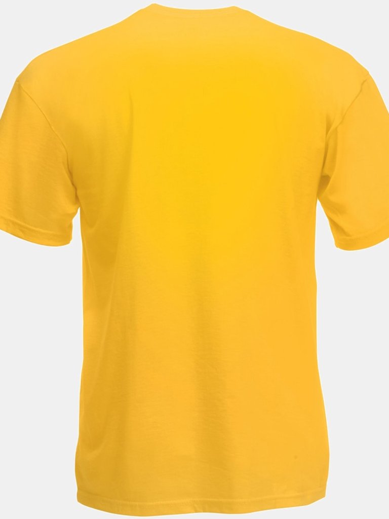 Fruit Of The Loom Mens Valueweight Short Sleeve T-Shirt (Sunflower)