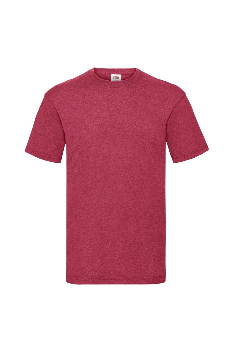 Fruit Of The Loom Mens Valueweight Short Sleeve T-Shirt (Vintage Heather Red) - Vintage Heather Red