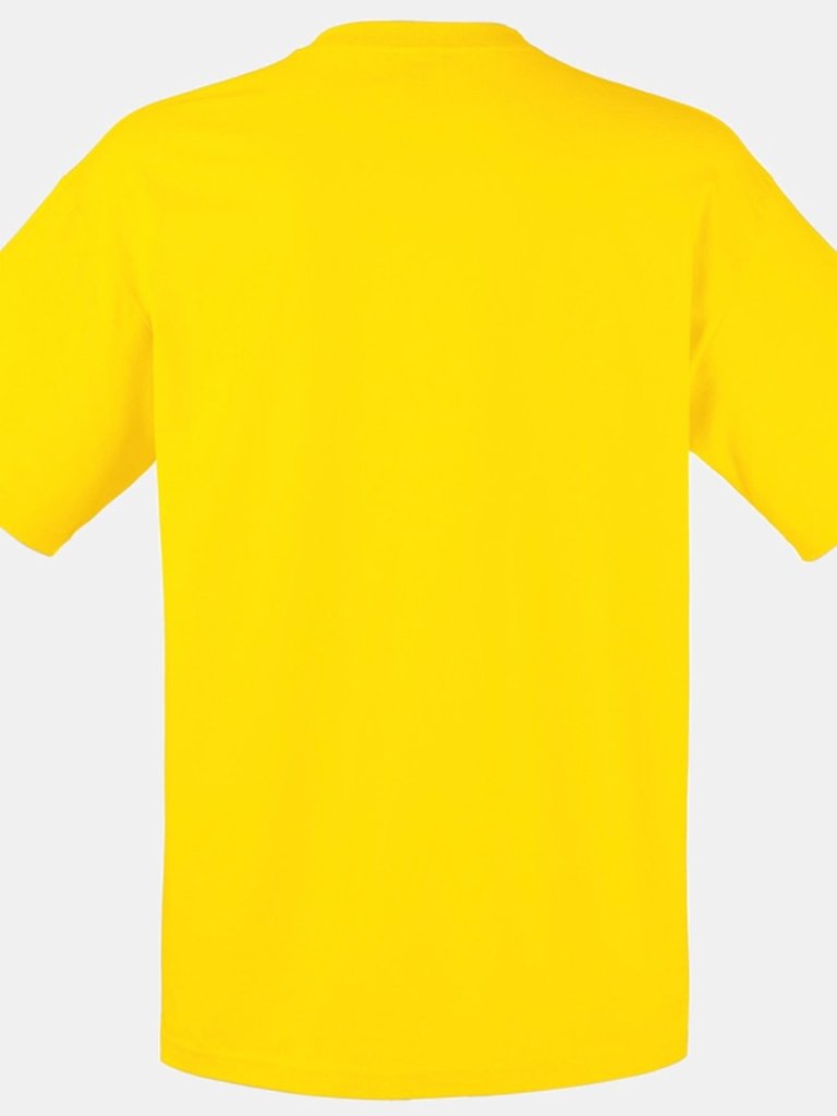 Fruit Of The Loom Mens Valueweight Short Sleeve T-Shirt (Yellow)