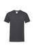 Fruit Of The Loom Mens Valueweight V-Neck T-Short Sleeve T-Shirt (Dark Heather) - Dark Heather