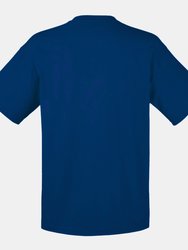 Fruit Of The Loom Mens Valueweight V-Neck T-Short Sleeve T-Shirt (Navy)