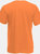 Fruit Of The Loom Mens Valueweight V-Neck T-Short Sleeve T-Shirt (Orange)