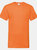 Fruit Of The Loom Mens Valueweight V-Neck T-Short Sleeve T-Shirt (Orange) - Orange