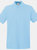 Fruit Of The Loom Premium Mens Short Sleeve Polo Shirt (Sky Blue) - Sky Blue