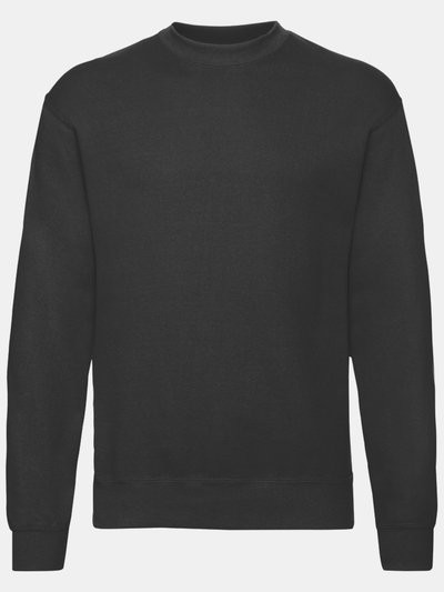 Fruit of the Loom Fruit of the Loom Unisex Adult Classic Drop Shoulder Sweatshirt (Black) product