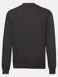 Fruit of the Loom Unisex Adult Classic Drop Shoulder Sweatshirt (Black)