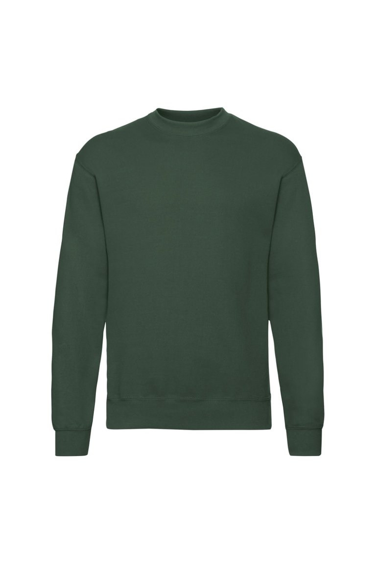 Fruit of the Loom Unisex Adult Classic Drop Shoulder Sweatshirt (Bottle Green) - Bottle Green