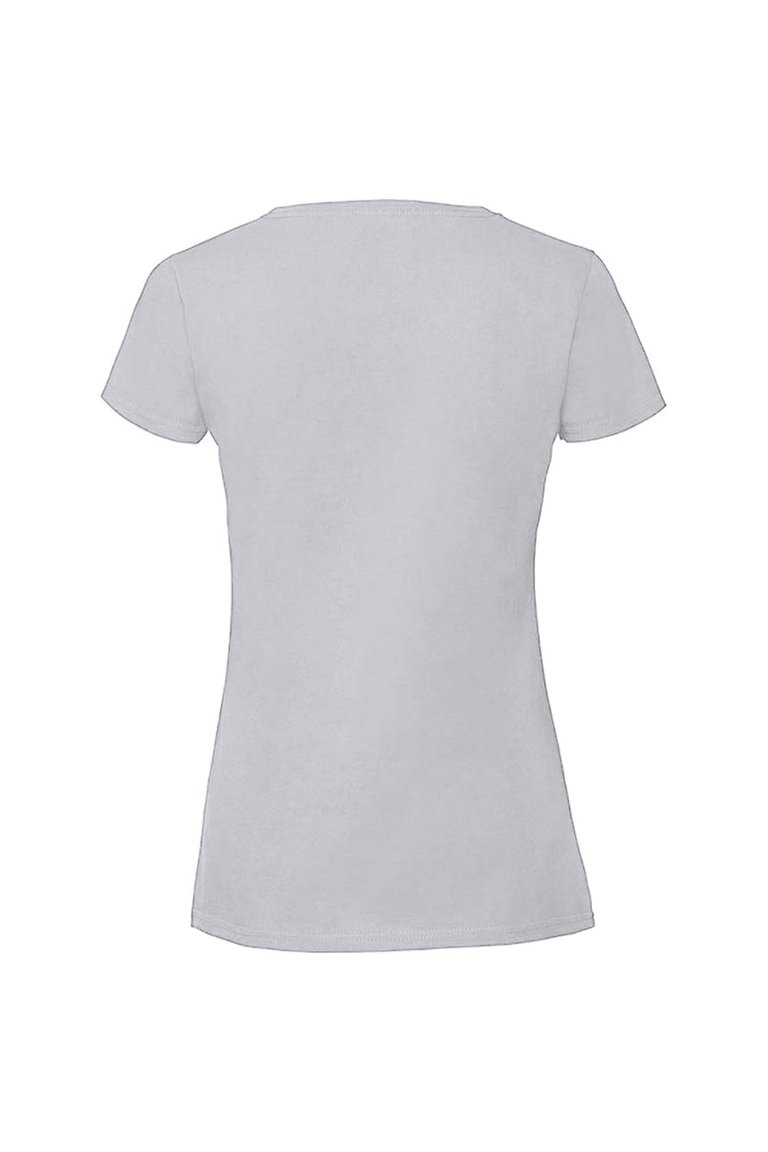 Fruit Of The Loom Womens/Ladies Fit Ringspun Premium Tshirt (Heather Gray)