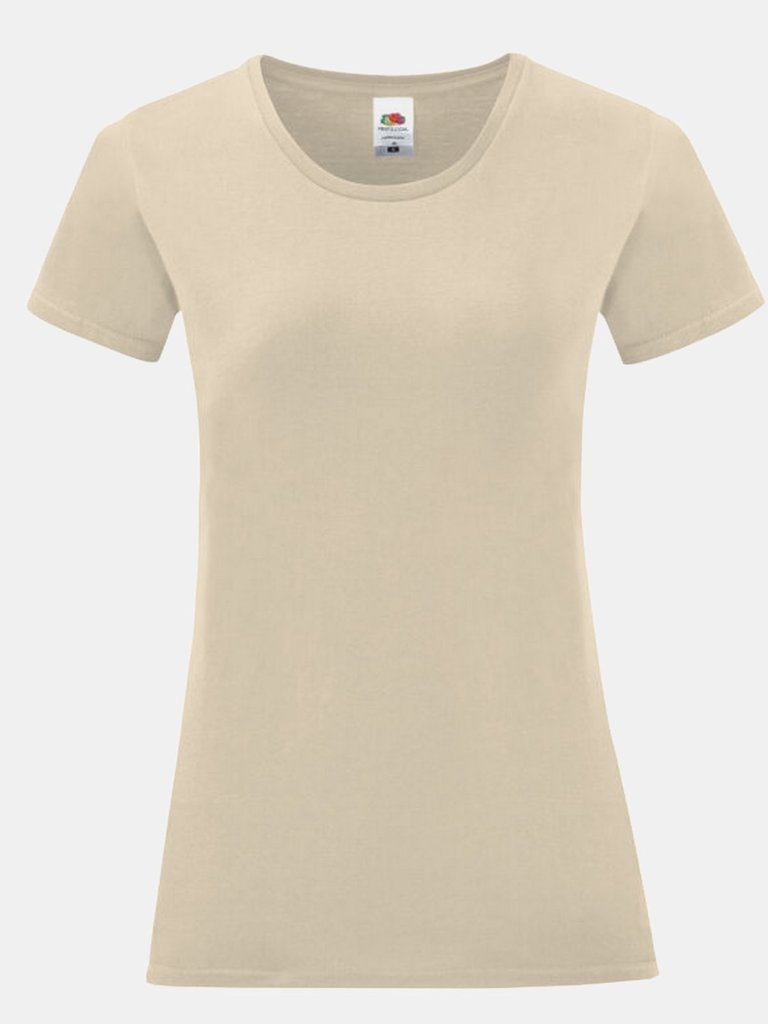 Fruit of the Loom Womens/Ladies Iconic 150 T-Shirt (Natural)