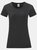 Fruit Of The Loom Womens/Ladies Iconic T-Shirt (Black) - Black