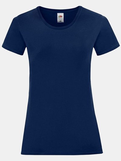 Fruit of the Loom Fruit of the Loom Womens/Ladies Iconic T-Shirt (Navy) product