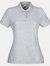 Fruit Of The Loom Womens Lady-Fit 65/35 Short Sleeve Polo Shirt (Heather Grey) - Heather Grey