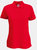 Fruit Of The Loom Womens Lady-Fit 65/35 Short Sleeve Polo Shirt (Red) - Red