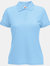 Fruit Of The Loom Womens Lady-Fit 65/35 Short Sleeve Polo Shirt (Sky Blue) - Sky Blue