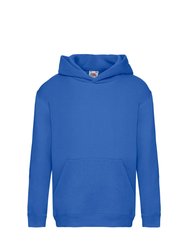 Kids Unisex Premium 70/30 Hooded Sweatshirt / Hoodie - Royal Blue - Royal Blue