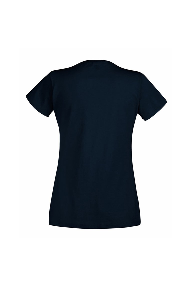 Ladies Lady-Fit Valueweight V-Neck Short Sleeve T-Shirt - Deep Navy