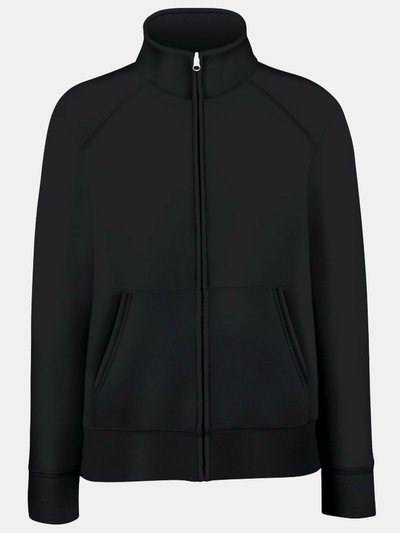Fruit of the Loom Ladies/Womens Lady-Fit Sweatshirt Jacket (Black) product