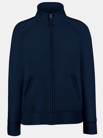 Fruit of the Loom Ladies/Womens Lady-Fit Sweatshirt Jacket (Deep Navy) product