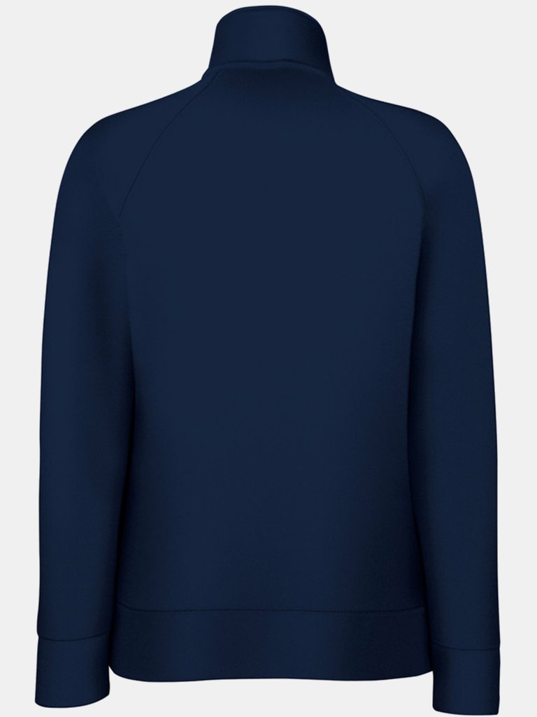 Ladies/Womens Lady-Fit Sweatshirt Jacket (Deep Navy)