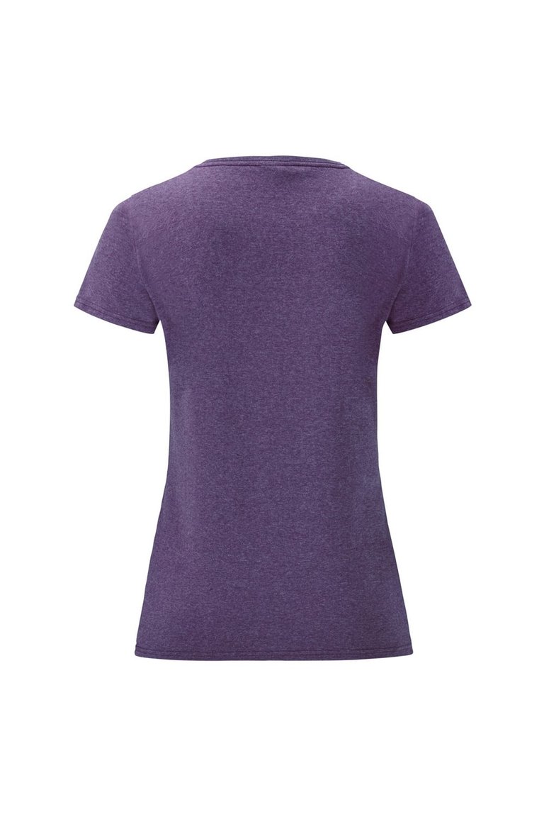 Ladies/Womens Lady-Fit Valueweight Short Sleeve T-Shirt Pack - Heather Purple