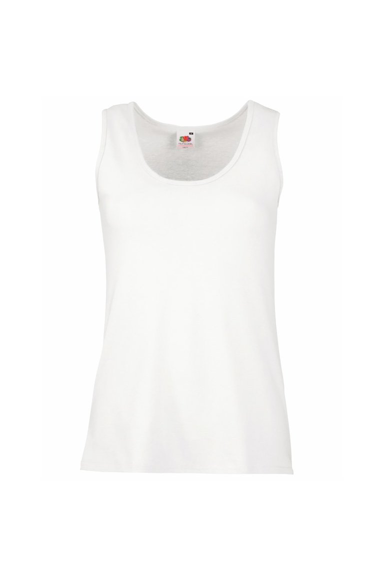 Ladies/Womens Lady-Fit Valueweight Vest  - White