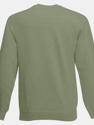 Loom Mens Set-In Belcoro® Yarn Sweatshirt - Classic Olive