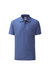 Mens 65/35 Pique Short Sleeve Polo Shirt (Heather Royal) - Heather Royal