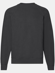 Mens Classic 80/20 Raglan Sweatshirt - Light Graphite