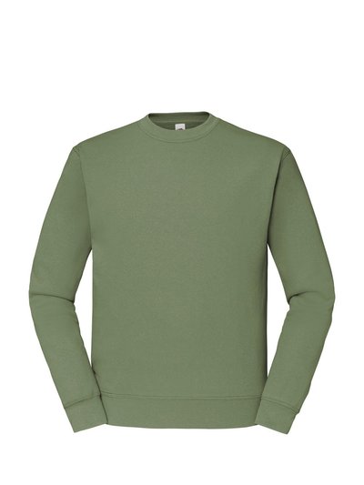 Fruit of the Loom Mens Classic 80/20 Set-In Sweatshirt - Classic Olive product