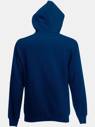 Mens Hooded Sweatshirt/Hoodie (Navy Blue) - Navy Blue