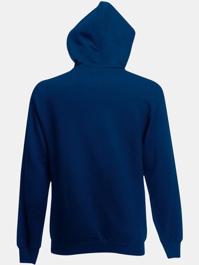 Fruit of the Loom Mens Hooded Sweatshirt/Hoodie (Navy Blue) product