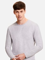 Mens Iconic 150 Long-Sleeved T-Shirt - Gray Heather - Heather Grey