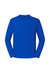 Mens Iconic 195 Premium Ringspun Cotton Long-Sleeved T-Shirt - Royal Blue