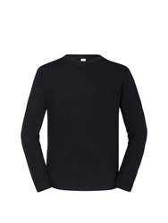 Mens Iconic Long-Sleeved T-Shirt - Black - Black