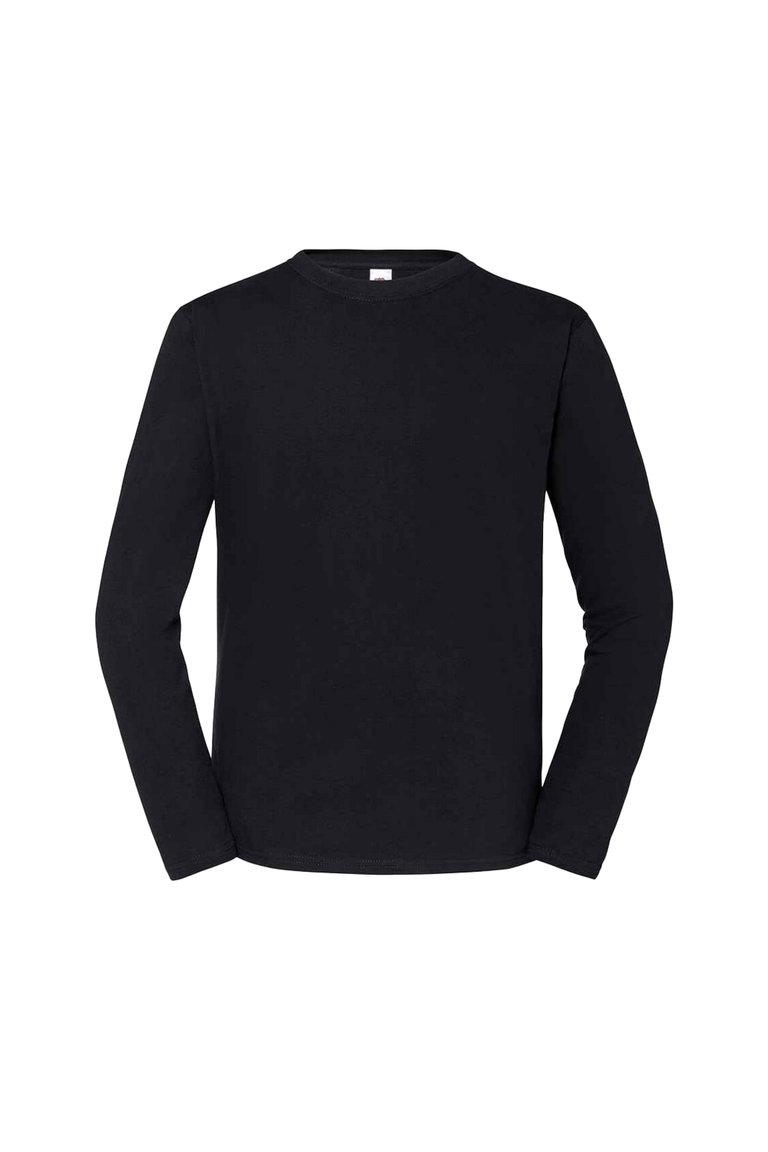 Mens Iconic Long-Sleeved T-Shirt - Black - Black