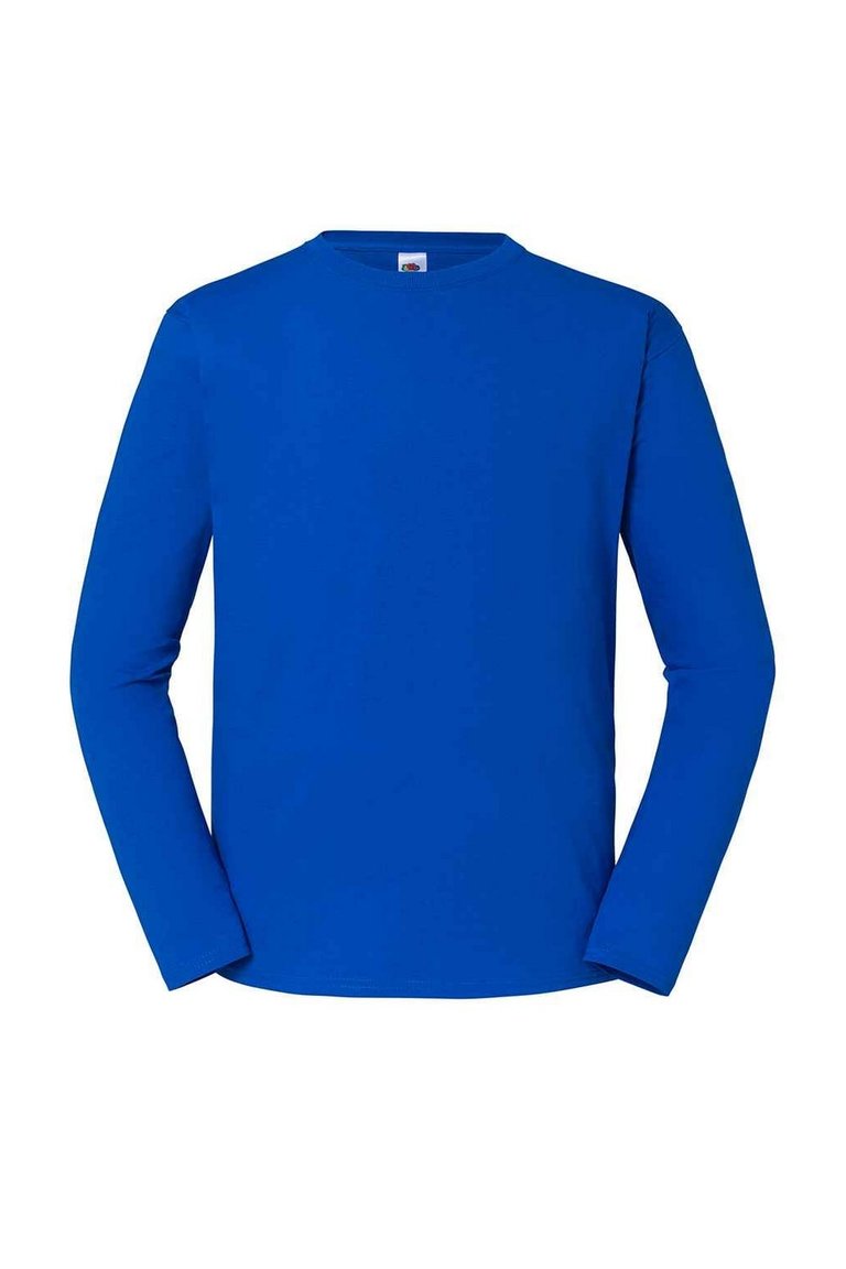 Mens Iconic Long-Sleeved T-Shirt - Royal Blue - Royal Blue