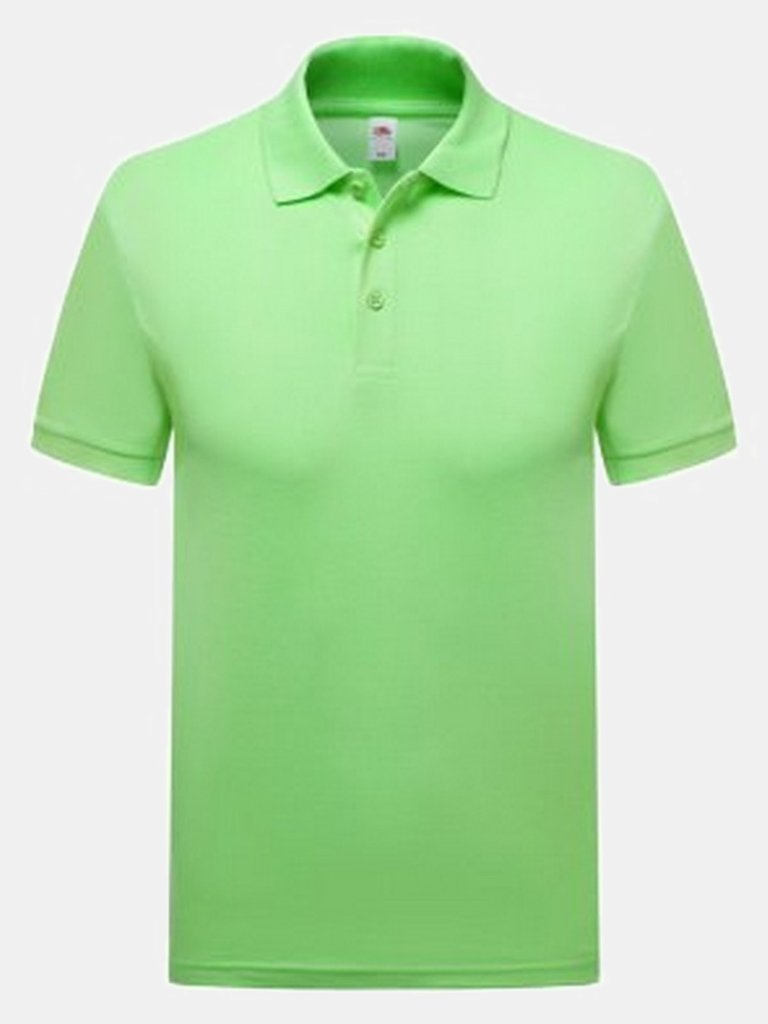 Mens Premium Cotton Pique Polo Shirt - Neo Mint - Neo Mint