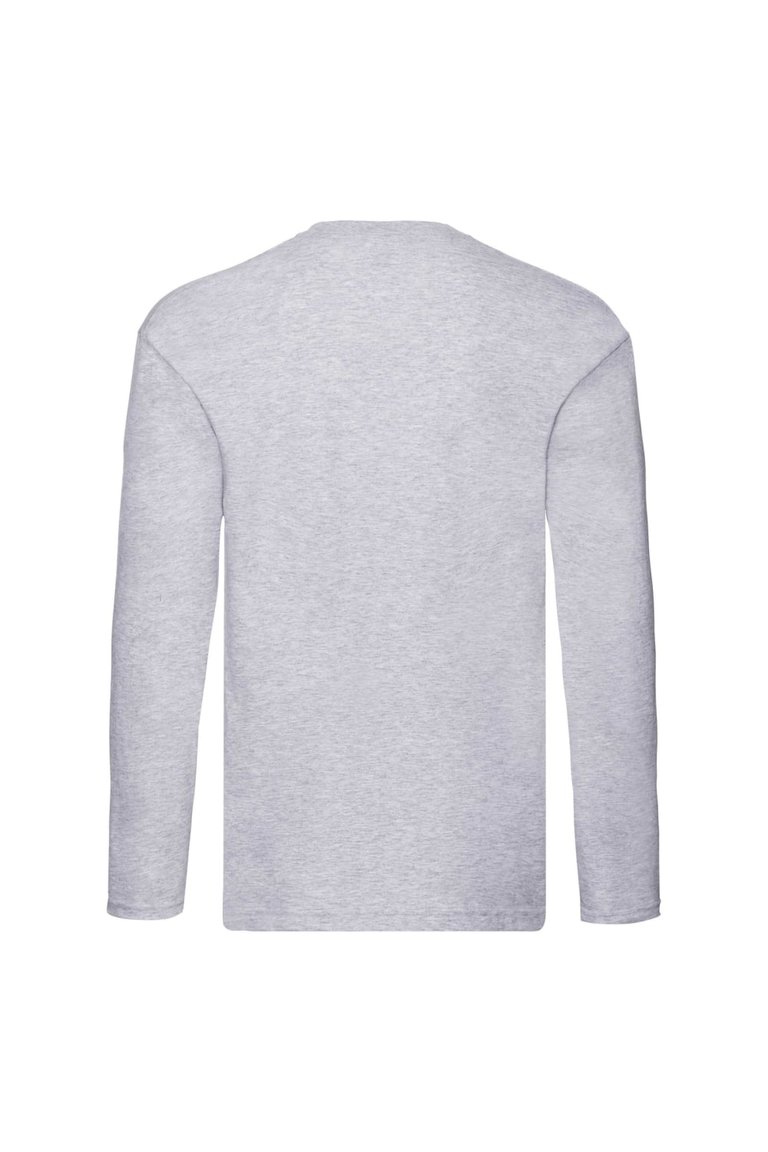 Mens R Long-Sleeved T-Shirt - Gray Heather