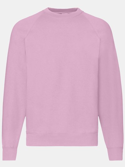 Fruit of the Loom Mens Raglan Sleeve Belcoro® Sweatshirt - Light Pink product