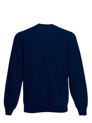 Mens Raglan Sleeve Belcoro® Sweatshirt - Deep Navy