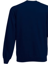Mens Raglan Sleeve Belcoro® Sweatshirt - Deep Navy - Deep Navy