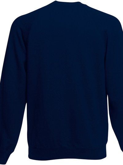 Fruit of the Loom Mens Raglan Sleeve Belcoro® Sweatshirt - Deep Navy product