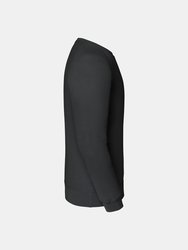 Mens Raglan Sleeve Belcoro® Sweatshirt - Light Graphite