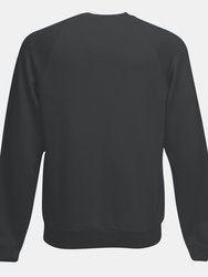 Mens Raglan Sleeve Belcoro® Sweatshirt - Light Graphite