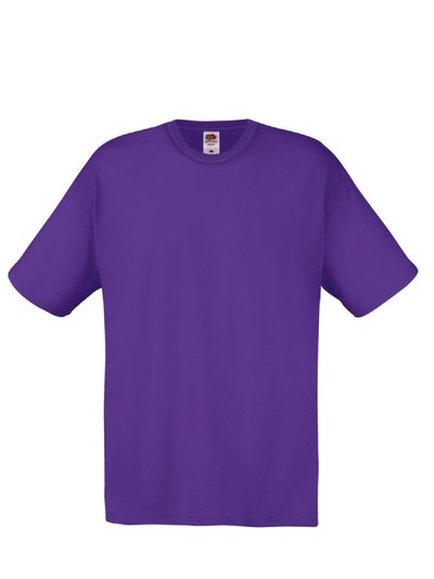 Fruit of the Loom Mens Screen Stars Original Full Cut Short Sleeve T-Shirt - Purple product