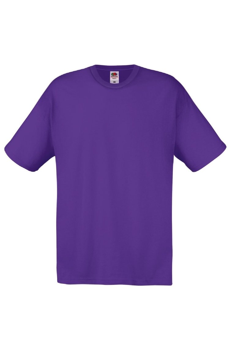Mens Screen Stars Original Full Cut Short Sleeve T-Shirt - Purple - Purple