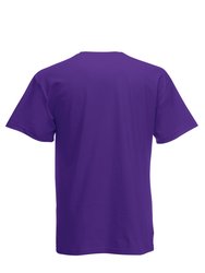 Mens Screen Stars Original Full Cut Short Sleeve T-Shirt - Purple
